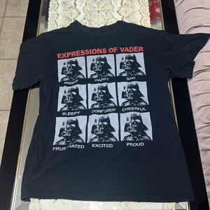 Black Star Wars graphic t-shirt